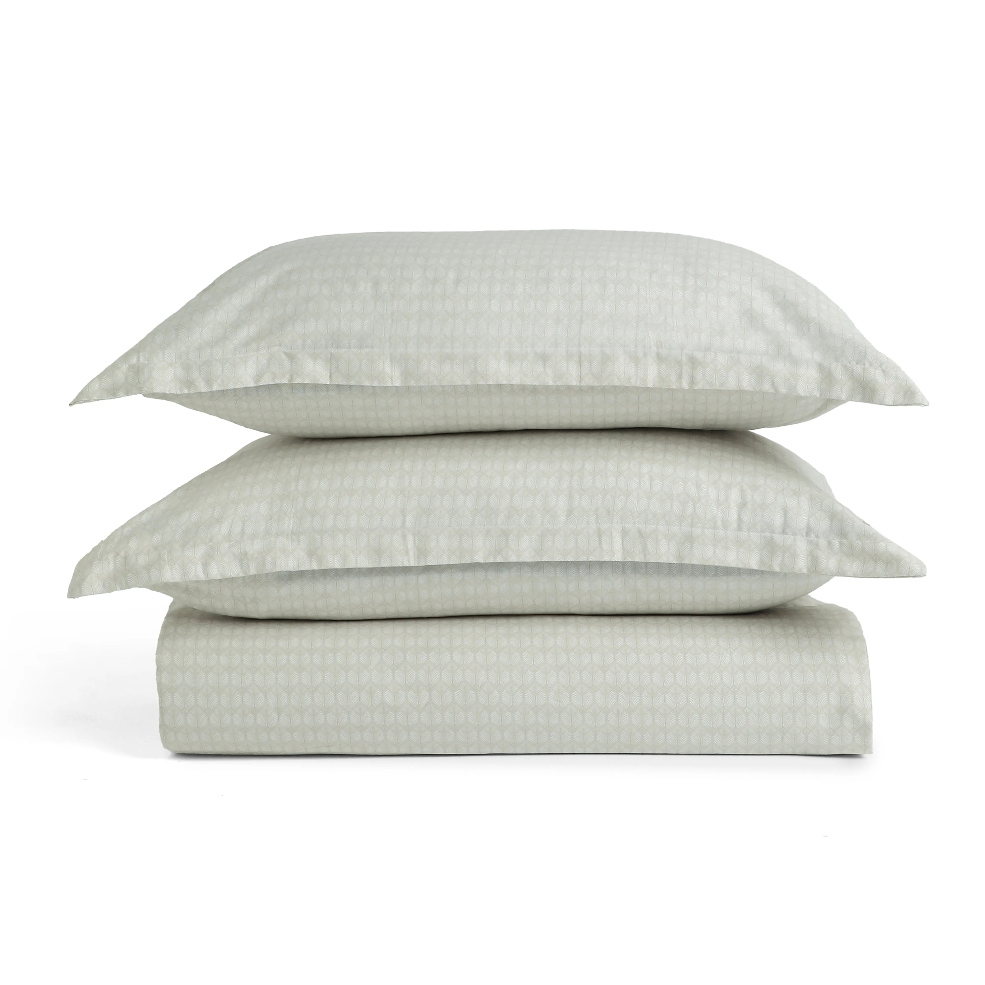 Yutori | 250 TC Modern Micro Printed Cotton Fitted Sheet Set  | Pillow Cover with Merrow Hem Treatment - Image 33